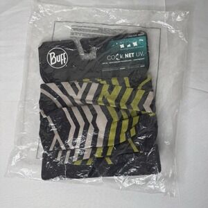 New Buff Coolnet UV Multifunctional UPF 50 Adult One Size Yellow Black Geometric